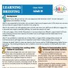 Adult H – Learning Briefing